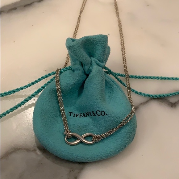 Tiffany & Co. Jewelry - Tiffany & co double chain infinity necklace
